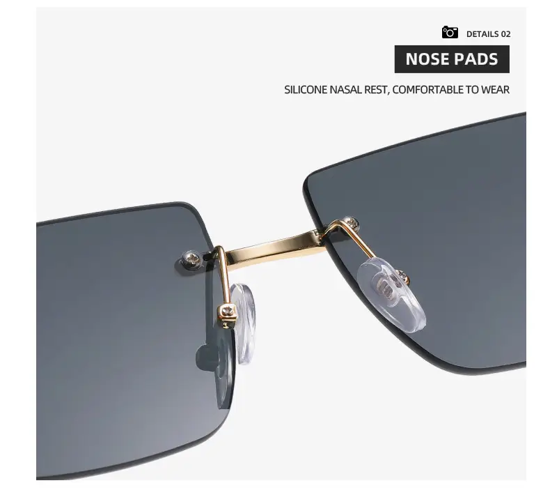 2025 European Frameless Leopard Mirror Leg Sunglasses Men Women — feature 23