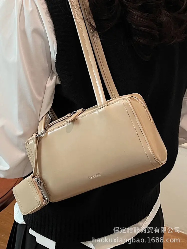 Women's Cream White Shoulder Bag 2024 New Casual - Image 6