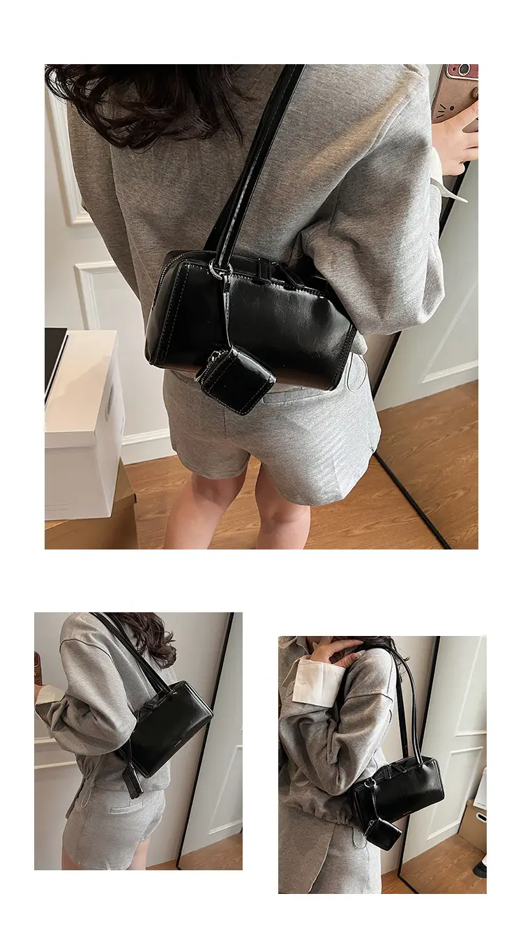 Women's Cream White Shoulder Bag 2024 New Casual — feature 14