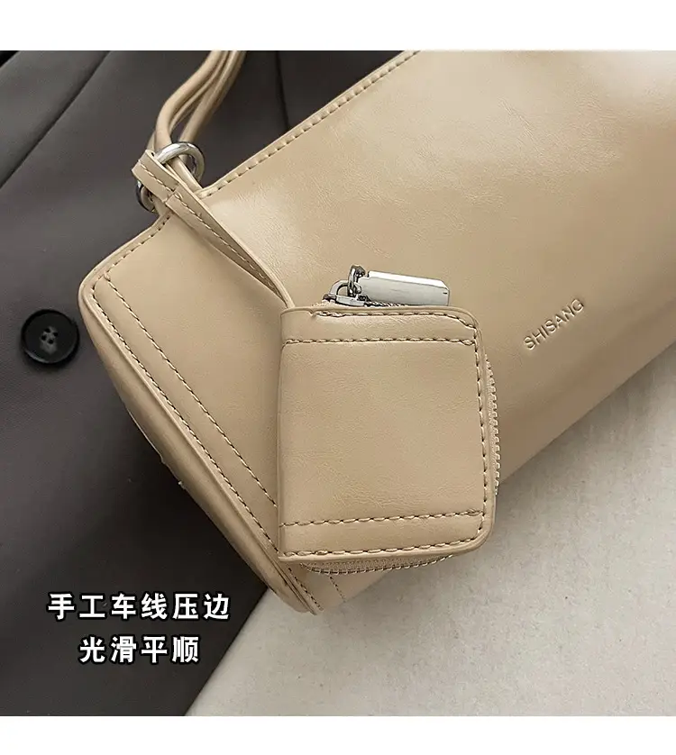 Women's Cream White Shoulder Bag 2024 New Casual — feature 2