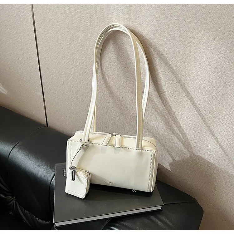 Women's Cream White Shoulder Bag 2024 New Casual — feature 20