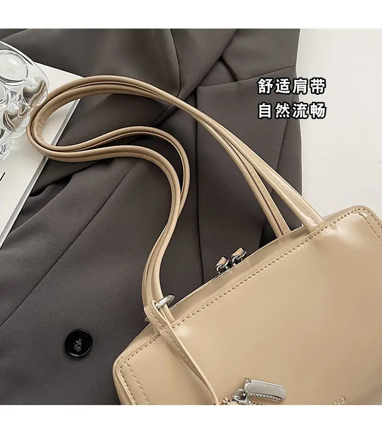 Women's Cream White Shoulder Bag 2024 New Casual — feature 3