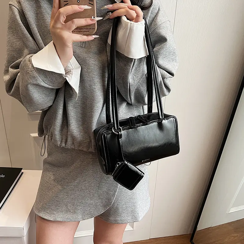 Women's Cream White Shoulder Bag 2024 New Casual - Image 2