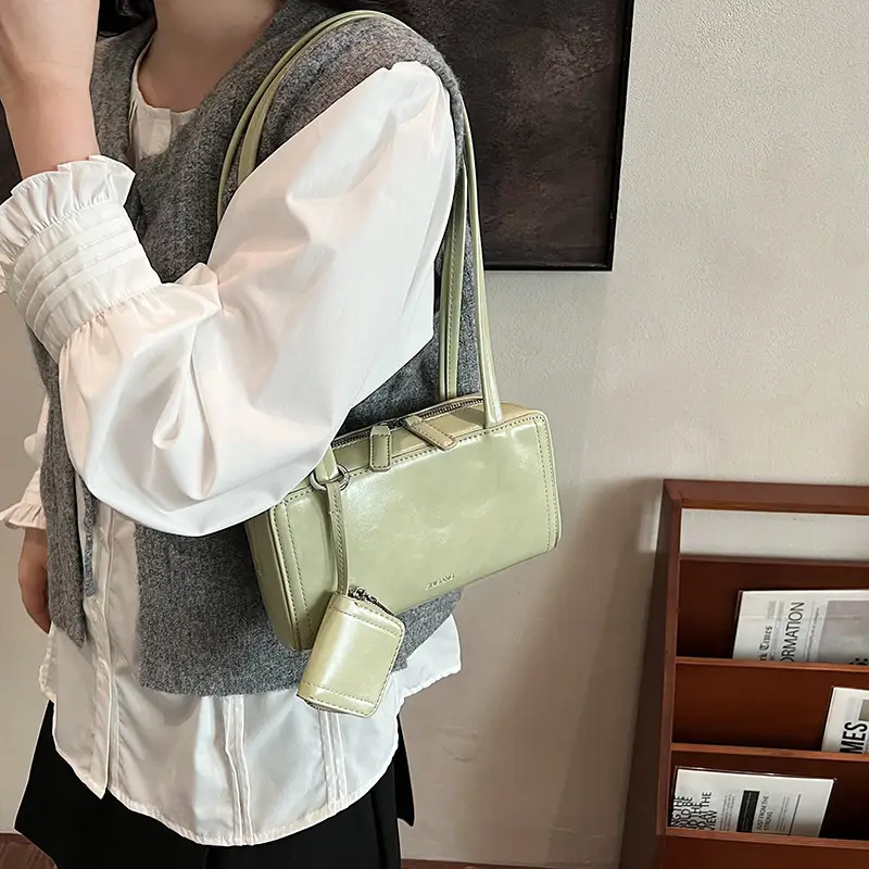 Women's Cream White Shoulder Bag 2024 New Casual - Image 3