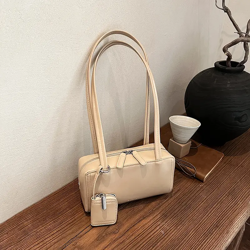 Women's Cream White Shoulder Bag 2024 New Casual - Image 5