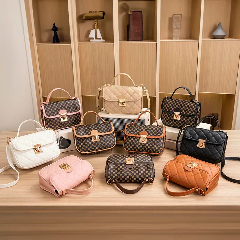 Quilted Embroidered Ladies Bags Set of 5
