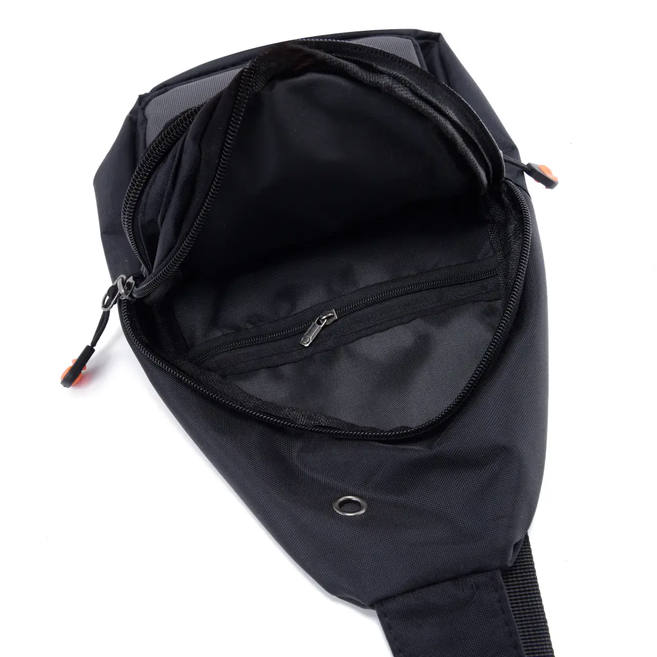 Men's Korean Style Shoulder Crossbody Bag Green Black Multi Pocket - Image 16