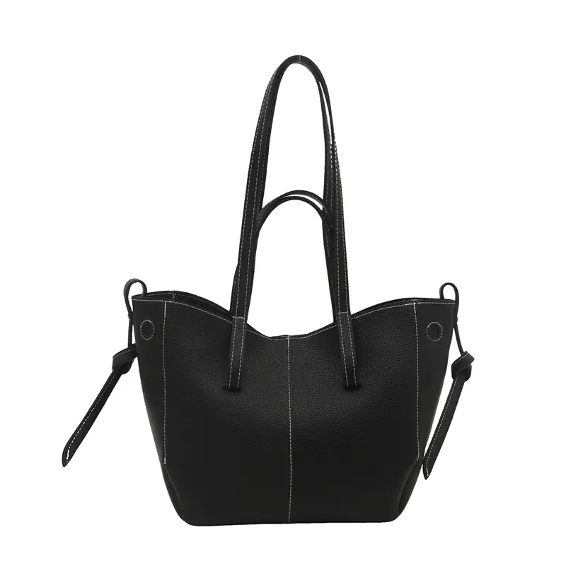 Women's Red Textured Shoulder Bag 2024 New Size - Image 10