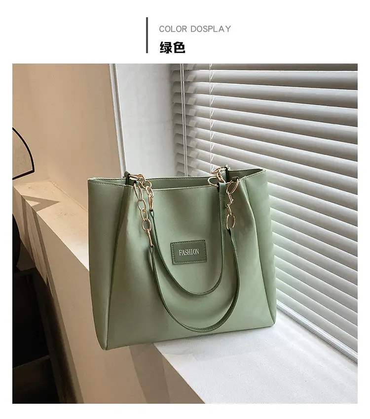 Women's Large Capacity Winter Shoulder Bag with Blue Strap — feature 22