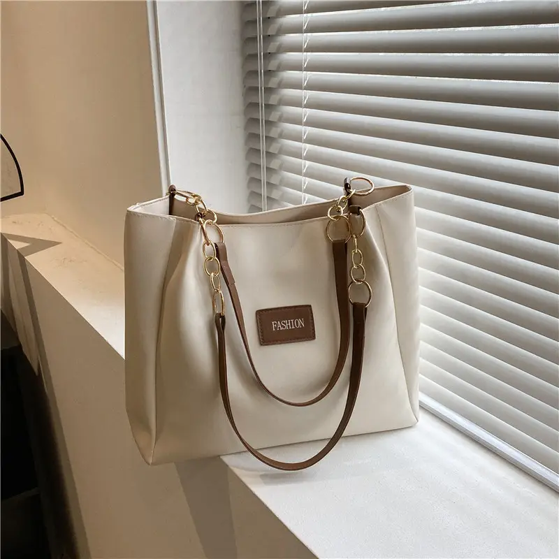 Women's Large Capacity Winter Shoulder Bag with Blue Strap - Image 3