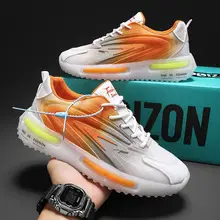 Spring and Autumn Outdoor Casual Women's Shoes Flying Weaving Breathable sneaker New Travel Hiking Shoes Platform Height Increasing Air Cushion Shoes — feature 11