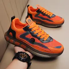 Spring and Autumn Outdoor Casual Women's Shoes Flying Weaving Breathable sneaker New Travel Hiking Shoes Platform Height Increasing Air Cushion Shoes — feature 9