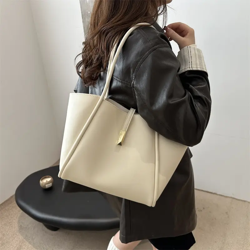Vintage Textured Large Capacity Women's Tote Bag - Image 7