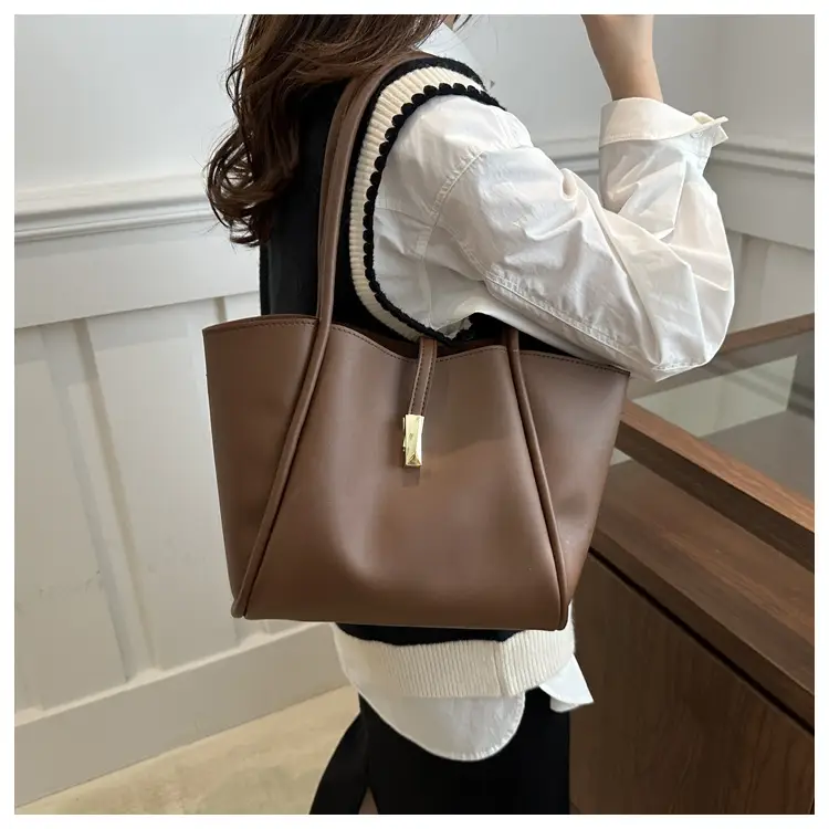 Vintage Textured Large Capacity Women's Tote Bag — feature 14