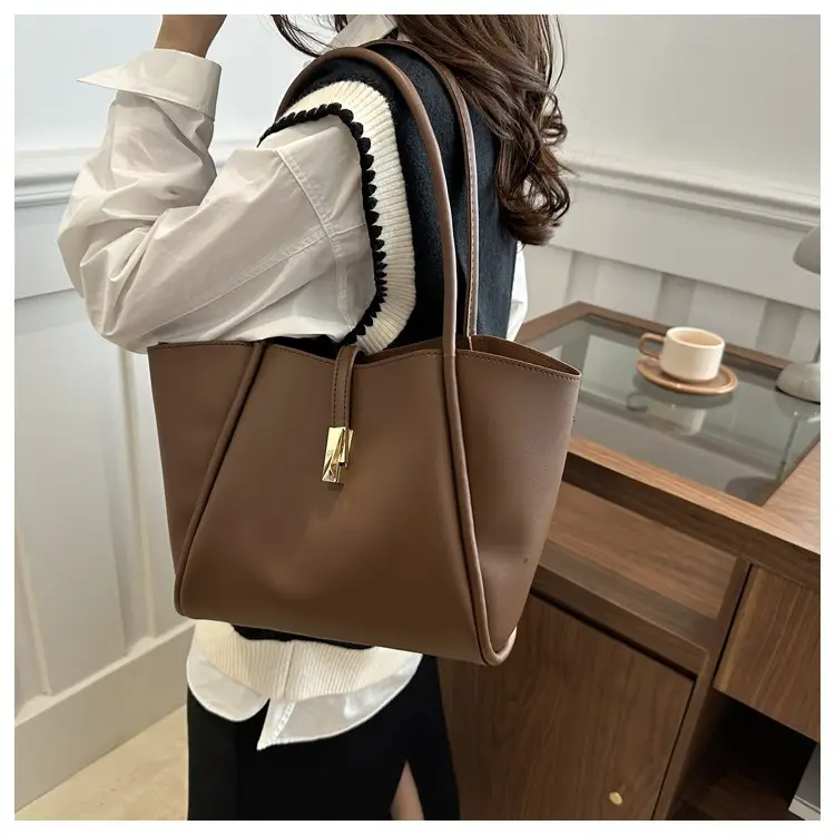 Vintage Textured Large Capacity Women's Tote Bag — feature 15