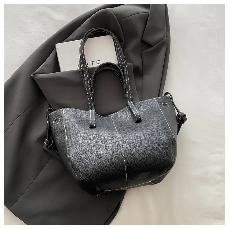 Korean Style Tote Bags 2024 Textured Large Capacity — feature 18