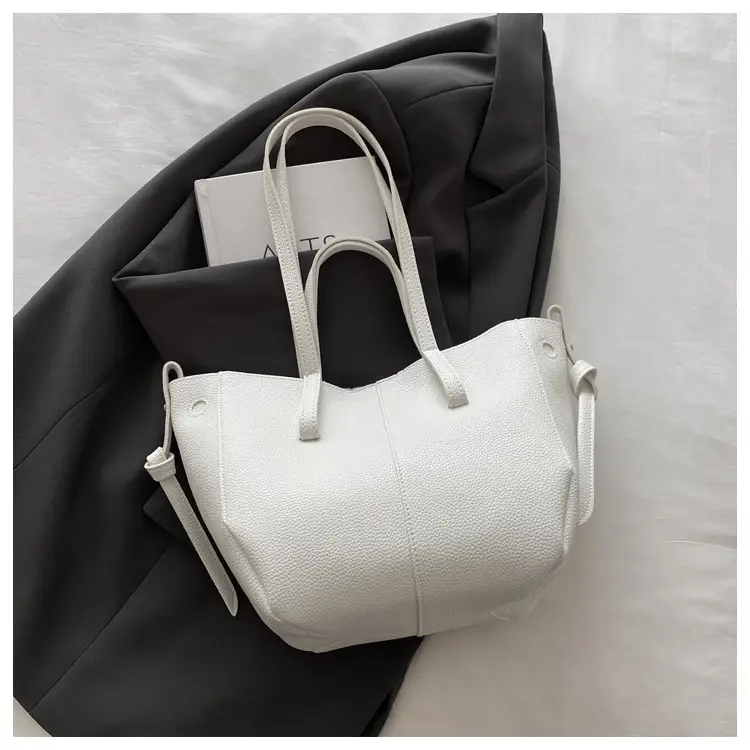 Korean Style Tote Bags 2024 Textured Large Capacity — feature 19