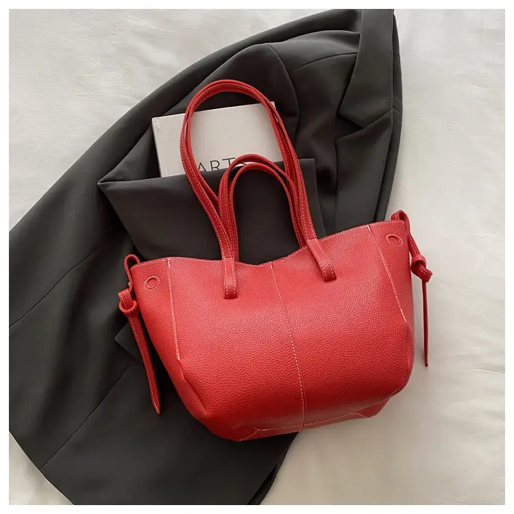 Korean Style Tote Bags 2024 Textured Large Capacity — feature 20