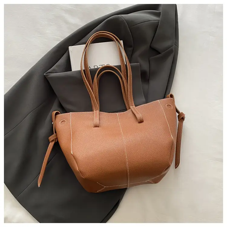 Korean Style Tote Bags 2024 Textured Large Capacity — feature 21