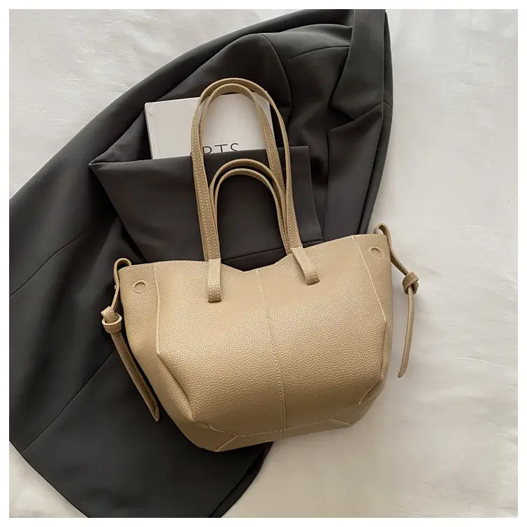 Korean Style Tote Bags 2024 Textured Large Capacity — feature 22