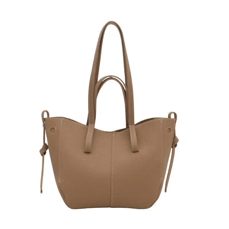 Korean Style Tote Bags 2024 Textured Large Capacity - Image 4