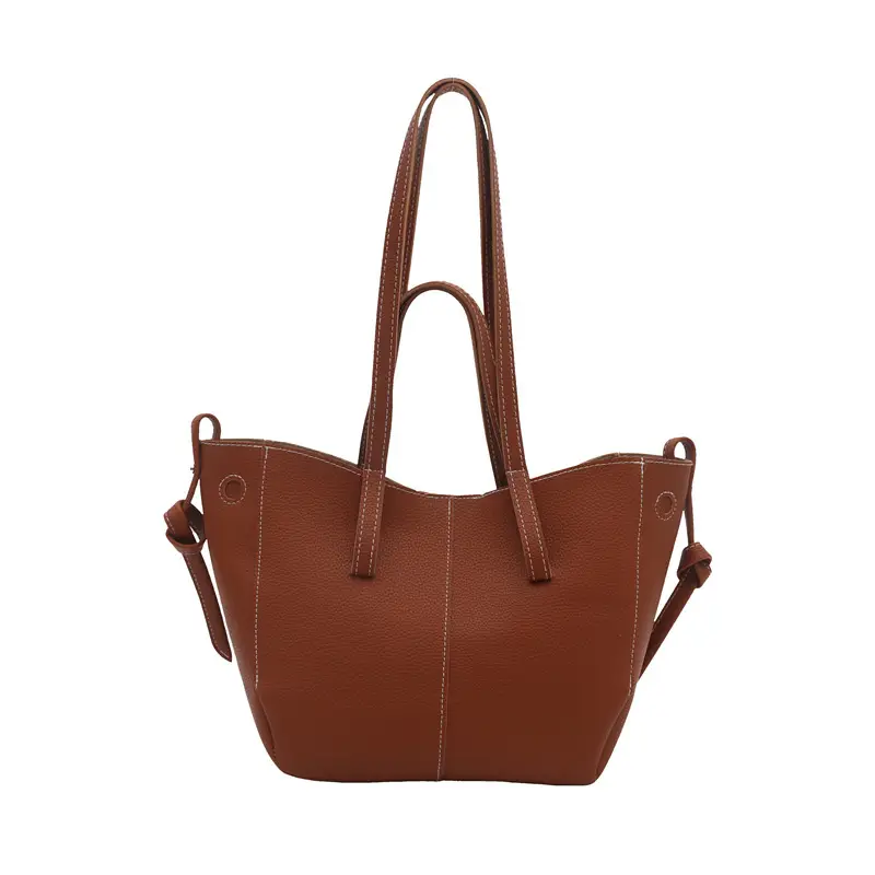 Korean Style Tote Bags 2024 Textured Large Capacity - Image 5