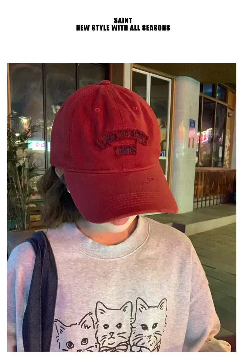 Spring New Baseball Cap Wide Brim Sunshade Hat — feature 2