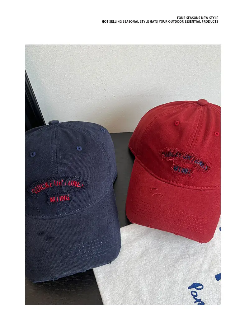 Spring New Baseball Cap Wide Brim Sunshade Hat — feature 7