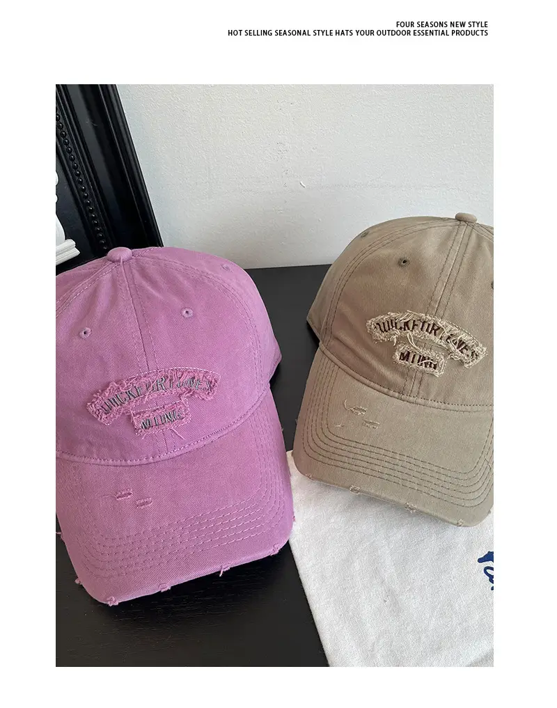 Spring New Baseball Cap Wide Brim Sunshade Hat — feature 8