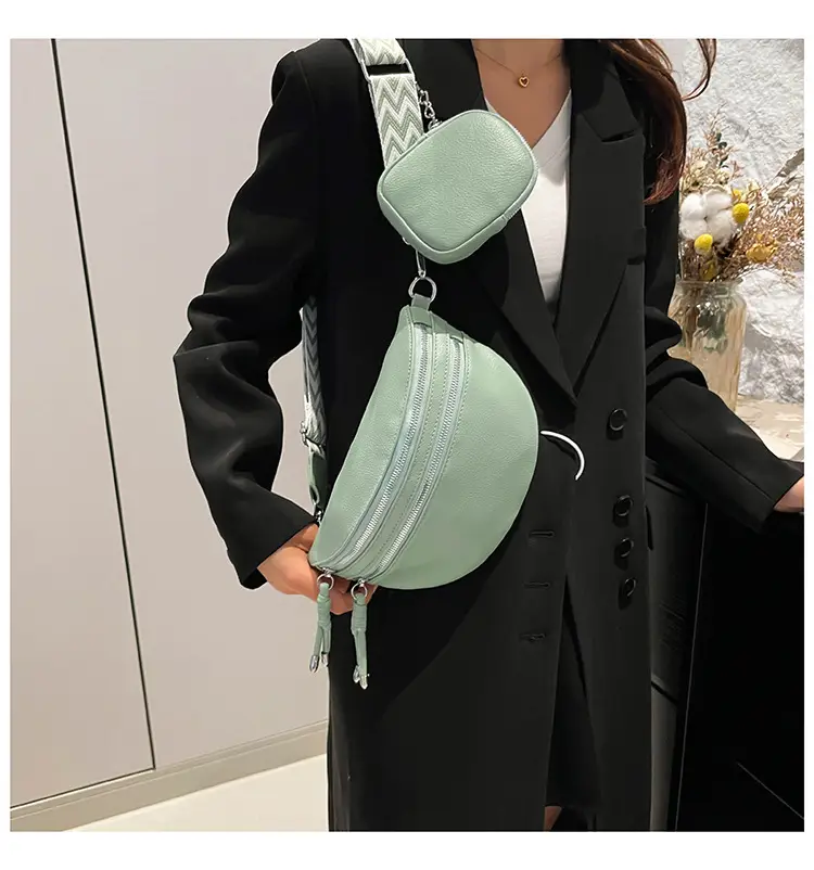 White 2024 Winter Shoulder Bag with Wide Strap — feature 12