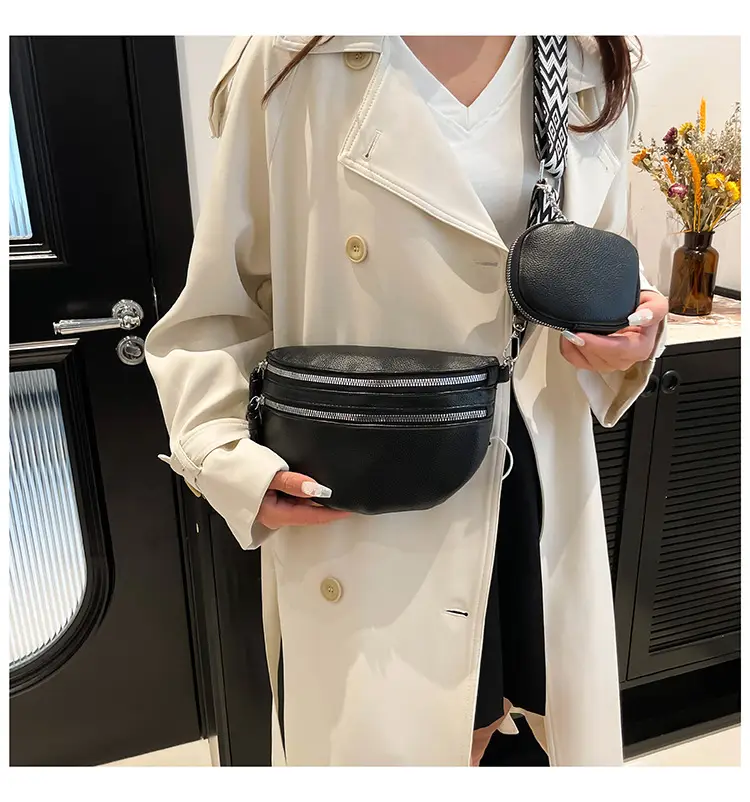 White 2024 Winter Shoulder Bag with Wide Strap — feature 15