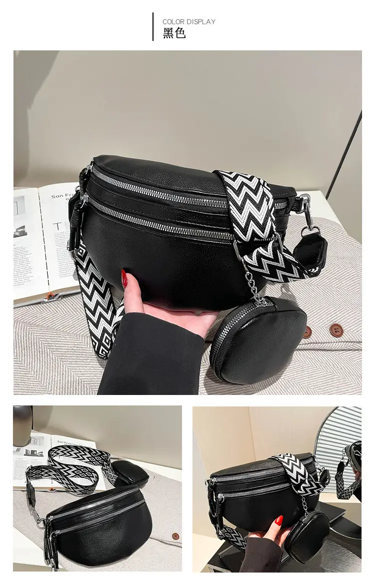 White 2024 Winter Shoulder Bag with Wide Strap — feature 18