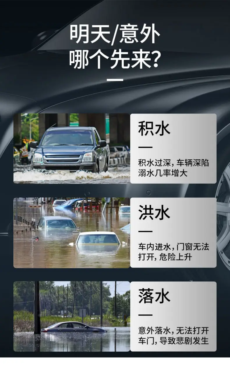 Automatic Inflatable Edd Emergency Rescue Car-Mounted Lifebuoy Life-Saving Emergency Fall-In-Water Bag Self-Rescue Equipment — feature 7