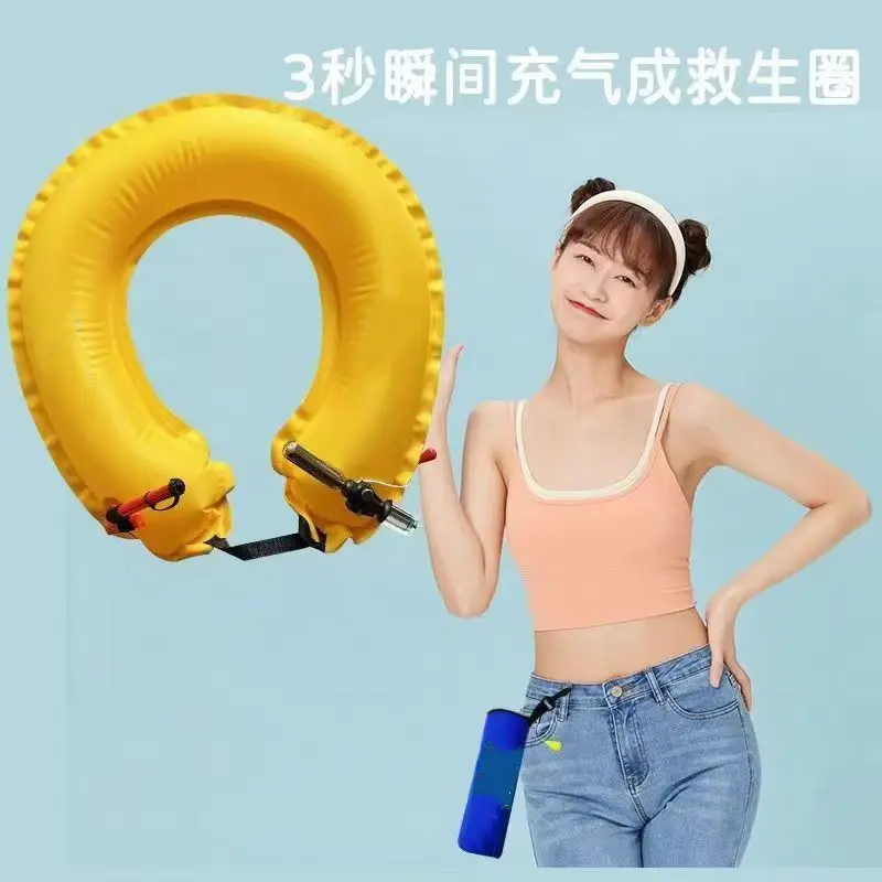Automatic Inflatable Edd Emergency Rescue Car-Mounted Lifebuoy Life-Saving Emergency Fall-In-Water Bag Self-Rescue Equipment — feature 8