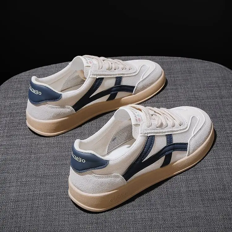 Women's White Mesh Flat Casual Shoes 2025 Spring Summer - Image 4