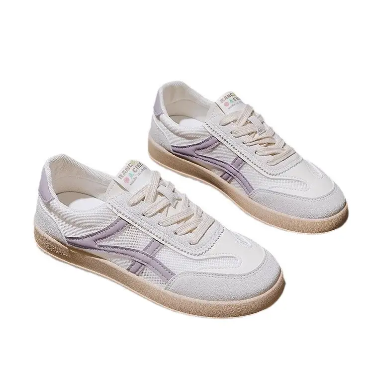 Women's White Mesh Flat Casual Shoes 2025 Spring Summer - Image 5