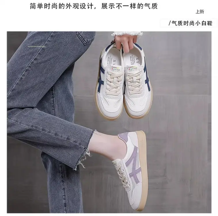 Women's White Mesh Flat Casual Shoes 2025 Spring Summer — feature 2