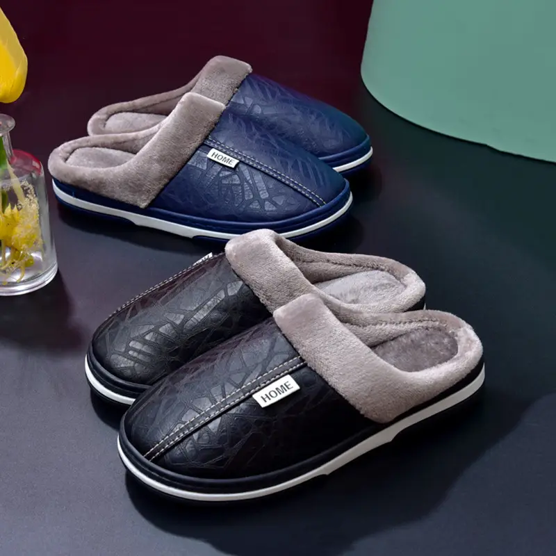 Large Size Elderly Cotton Slippers for Men in Winter Fleece-Lined and Thick Soles for Women Indoor and Outdoor Wear Warm Cotton Shoes Wholesale - Image 6