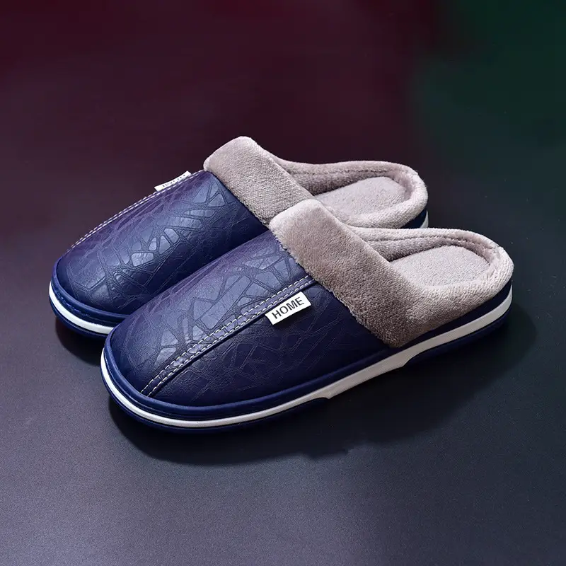 Large Size Elderly Cotton Slippers for Men in Winter Fleece-Lined and Thick Soles for Women Indoor and Outdoor Wear Warm Cotton Shoes Wholesale - Image 4