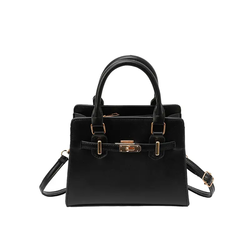 Black Retro Crossbody Bag for Women 2025 Spring Summer - Image 4