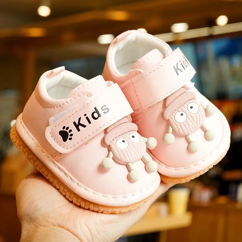 Baby Shoes White Soft Sole 1-2 Years Anti-Slip