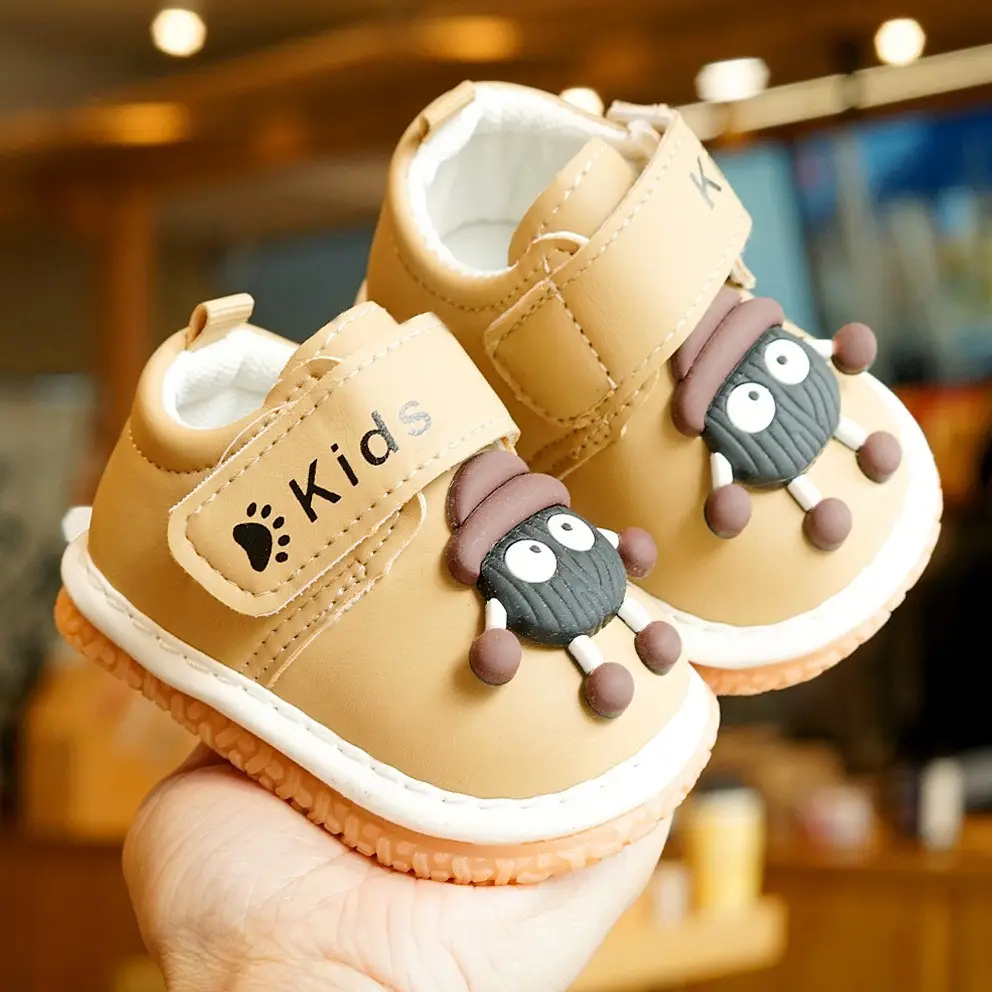 Baby Shoes White Soft Sole 1-2 Years Anti-Slip