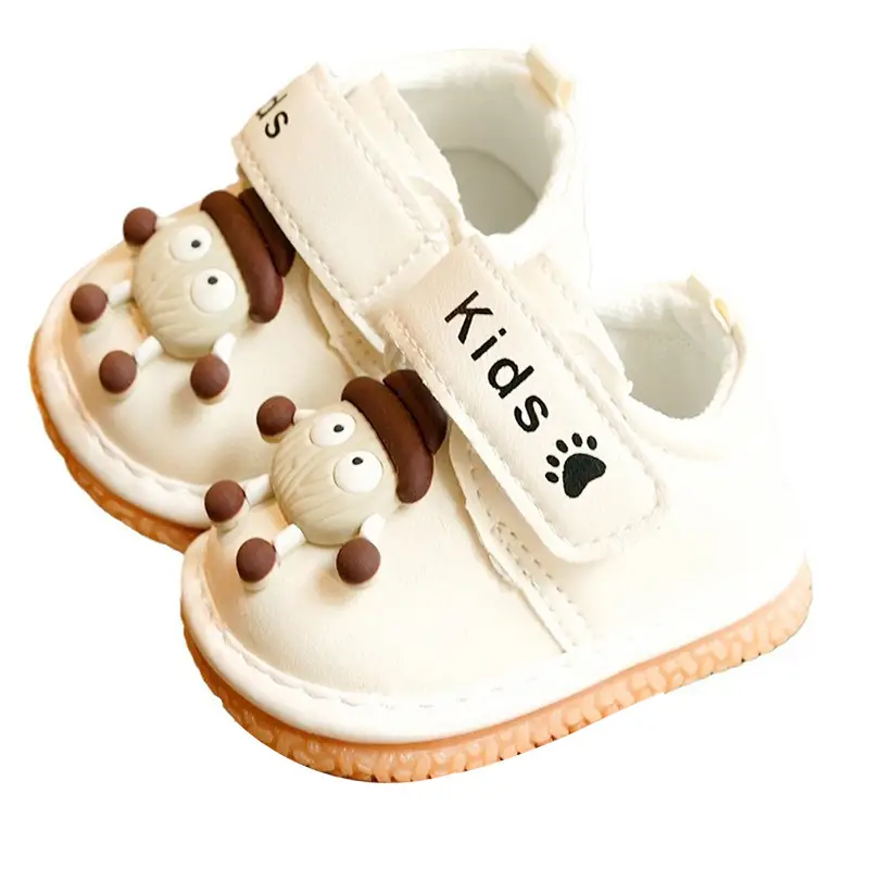 Baby Shoes White Soft Sole 1-2 Years Anti-Slip