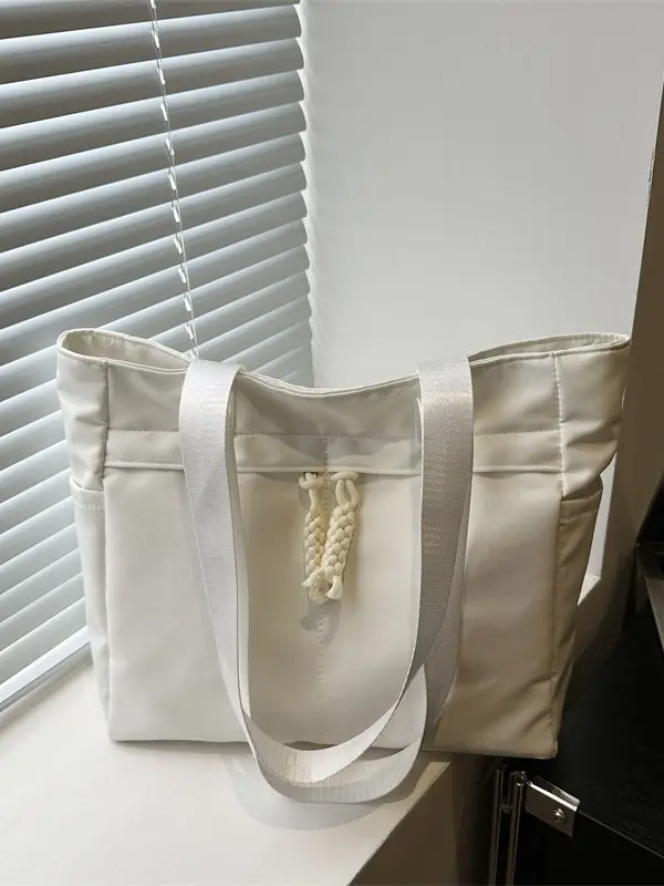 Women's Large Capacity Shoulder Bag Grey 2024 - Image 6