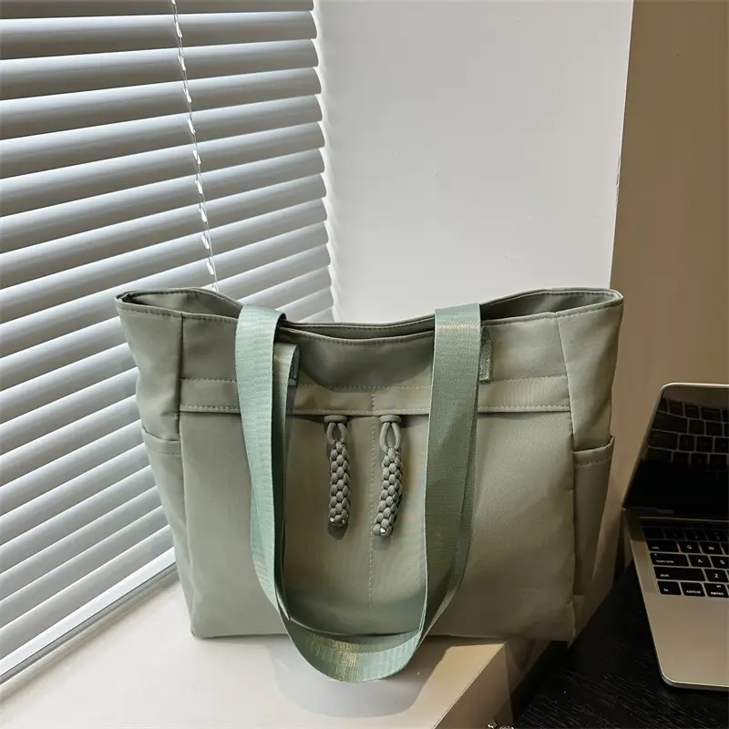 Women's Large Capacity Shoulder Bag Grey 2024 - Image 3