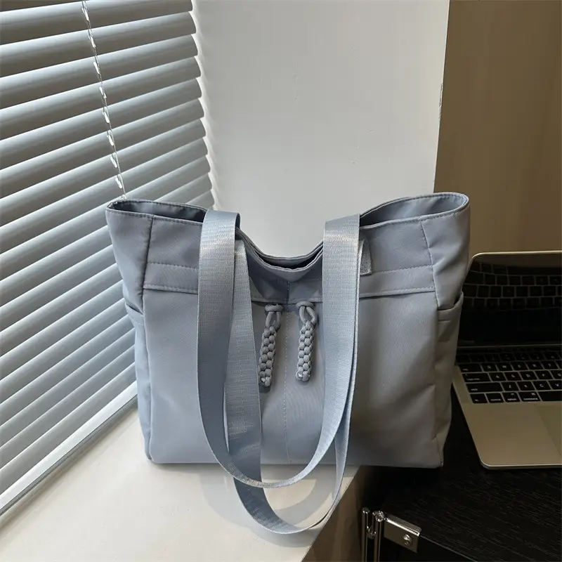 Women's Large Capacity Shoulder Bag Grey 2024 - Image 4