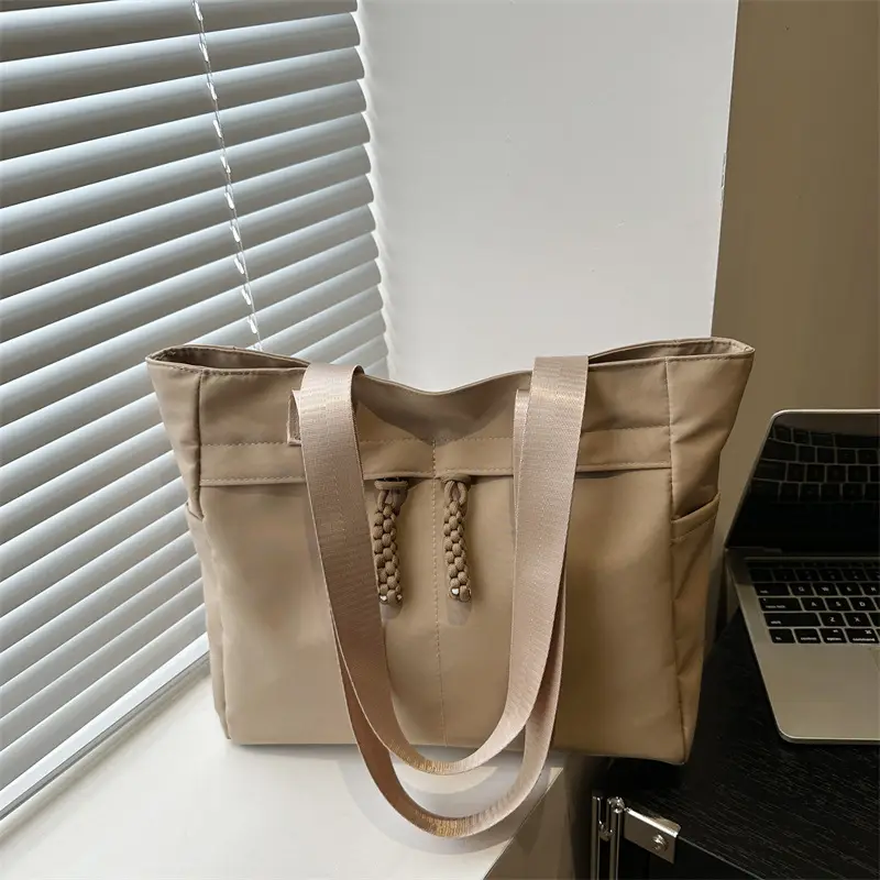 Women's Large Capacity Shoulder Bag Grey 2024 - Image 5