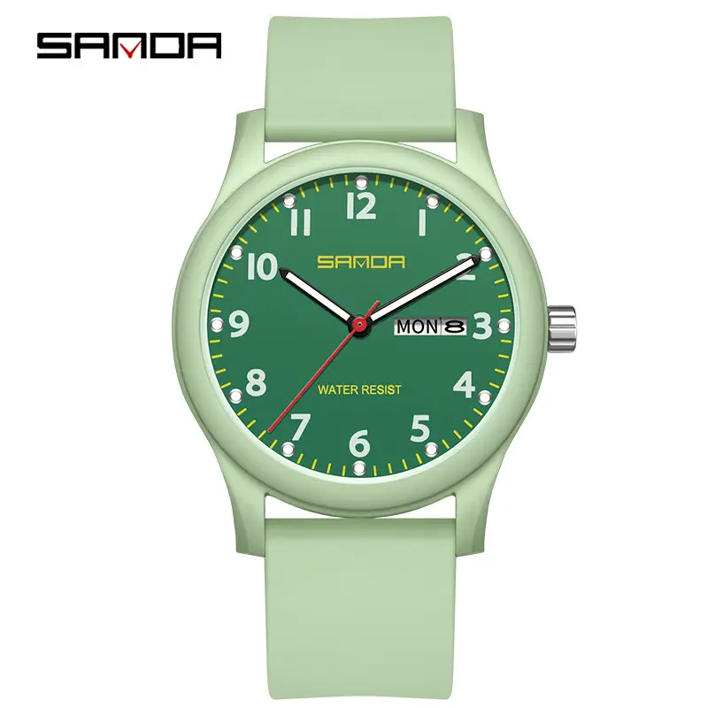 Sanda Rose Silicone Nurse Watch with Dual Calendar - Image 7