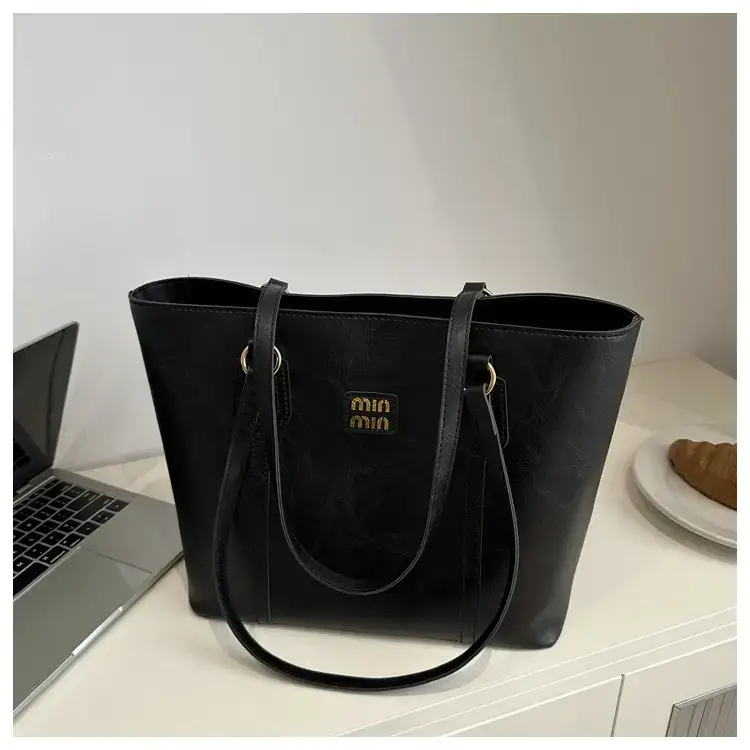 Brown Retro Underarm Tote Bag for Women β feature 12