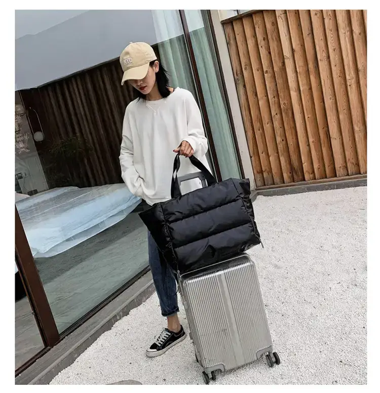 Women's Waterproof Crossbody Yoga Travel Bag Blue Gradient — feature 60